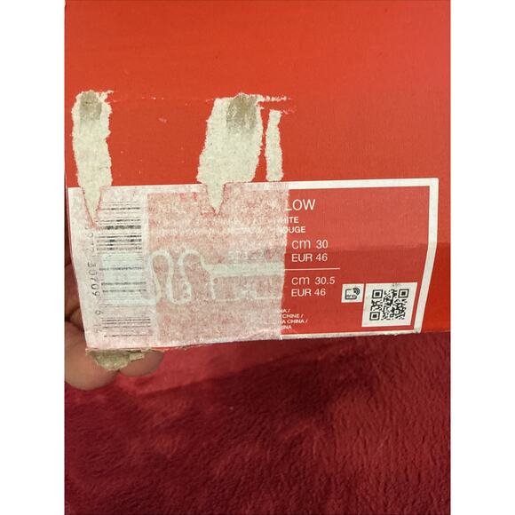 Size 12 Nike Terminator Low Varsity Red Medium Grey New Damaged Box main image 5